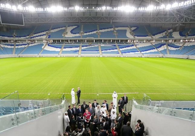 imagem do Estádio Al Janoub na cidade de Al Wakrah